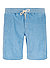 Bermudashorts, Frottee, eisblau - eisblau