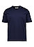 T-Shirt, Baumwolle, navy - navy