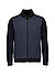 Sweatjacke Momentum, Wolle-Mikrofaser, dunkelblau - dunkelblau