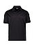 Polo-Shirt, Regular Fit, Lyocell-Baumwolle, schwarz - schwarz