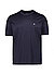 T-Shirt, Regular Fit, Lyocell-Baumwolle, navy - navy