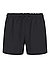 Badeshorts, Mikrofaser-Stretch, schwarz - schwarz