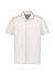 Kurzarmhemd, Baumwolle-Leinen, Revers, beige - beige