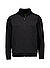 Sweatjacke Momentum, Wolle-Mikrofaser, schwarz - schwarz