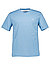 T-Shirt, Regular Fit, Bio Baumwolle, hellblau - hellblau
