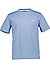 T-Shirt, Regular Fit, Bio Baumwolle, blau - blau