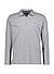 Zip-Polo, Regular Fit, Bio Baumwolle, grau - grau