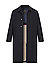 Trachtenmantel, Prag-Plaid, Wolle, navy - navy