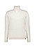 Rollkragenpullover, Merinowolle extrafein, ecru meliert - ecru