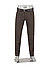 Bundfaltenhose Lou, Regular Fit, Wolle-Seide waschbar, dunkelbraun gemustert - dunkelbraun