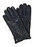 Handschuhe, Haarschafleder Wolle gefüttert, marine - marine
