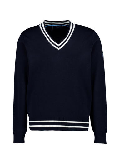 Pullover, Merinowolle extrafein, navy