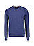Pullover, Schurwolle, dunkelblau meliert - dunkelblau