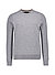Pullover, Merinowolle extrafein, hellgrau meliert - grau
