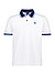 Polo-Shirt, Stretch-Piqué, weiß - weiß