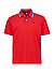 Polo-Shirt, Stretch-Piqué, rot - rot