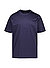 T-Shirt, Baumwolle, navy - navy