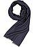 Schal, Wolle-Seide, navy - navy