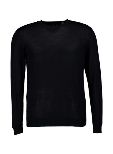 Pullover, Merinowolle superfein, schwarz