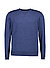 Pullover, Merinowolle extrafein, indigo meliert - indigo
