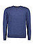 Pullover, Merinowolle extrafein, indigo meliert - indigo