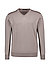 Pullover, Merinowolle extrafein, taupe - taupe