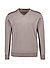 Pullover, Merinowolle extrafein, taupe - taupe