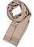 Schal, Wolle, beige-greige meliert - beige