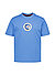 T-Shirt S-Phos, Relaxed, Baumwolle, blau - blau