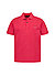Polo-Shirt Elbas, Regular, Baumwoll-Piqué, dunkelrot - dunkelrot