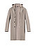 Mantel, Wolle, taupe - taupe