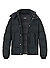 Steppjacke Corbinian, Mikrofaser, schwarz - schwarz