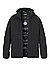 Daunenjacke Riplite, Mikrofaser wasserabweisend, schwarz - schwarz