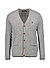 Cardigan, Wolle-Kaschmir, grau - grau