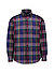 Hemd, Custom Fit, Pinpoint, navy-bordeaux kariert - navy