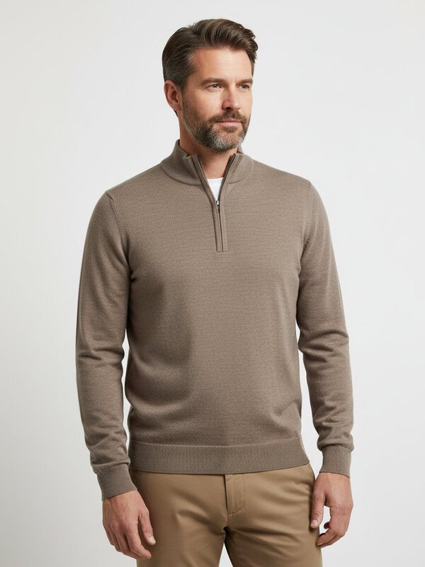 John Smedley Troyer Tapton/mushroom Image 1