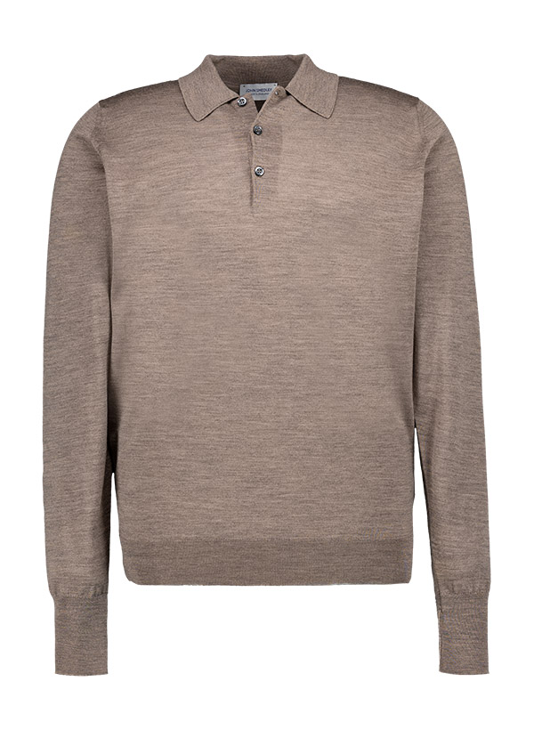 John Smedley Polo Pullover Dorset/mushroom