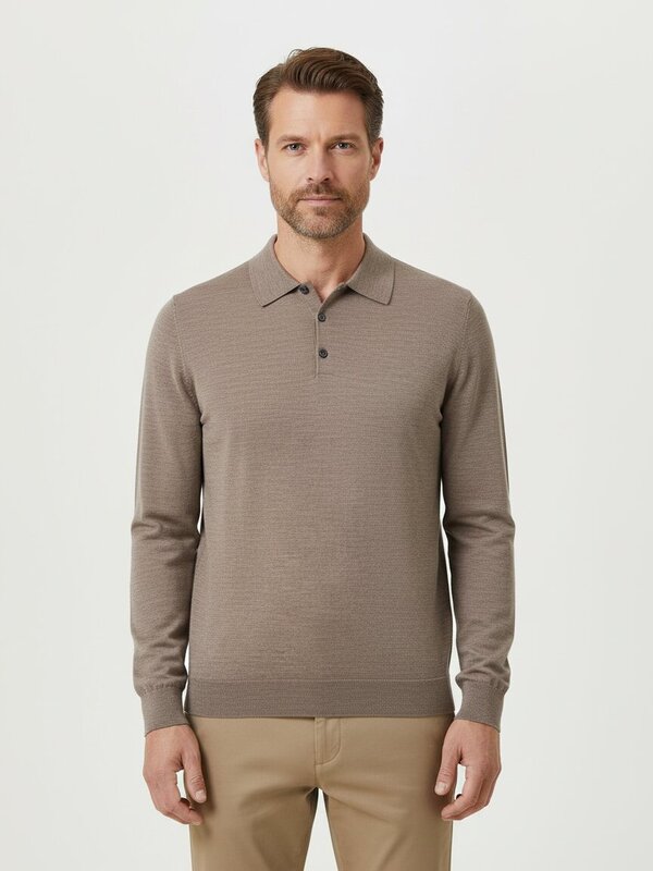 John Smedley Pullover Dorset/mushroom Image 1