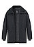 Parka Crivat, Mikrofaser wasserdicht, schwarz - schwarz