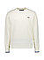 Sweatshirt, Baumwolle, ecru - ecru-bordeaux