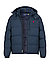 Daunenjacke, Mikrofaser, navy - navy