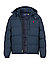 Daunenjacke, Mikrofaser, navy - navy