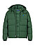 Daunenjacke, Mikrofaser, grün - grün