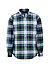 Hemd, Custom Fit, Oxford, grün-blau kariert - grün-blau