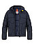 Daunenjacke, Mikrofaser, navy - navy