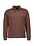 Polo-Shirt, Custom Slim Fit, Baumwoll-Piqué, dunkelbraun meliert - dunkelbraun