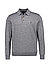 Pullover, Wolle, grau meliert - grau