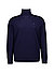 Rollkragenpullover, Wolle, navy - navy
