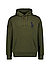 Hoodie, Baumwolle, olivgrün - olive