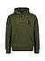 Hoodie, Baumwolle, olivgrün - olive
